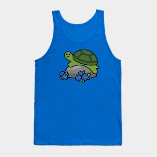 Cute & Friendly Berry Turtle Tank Top